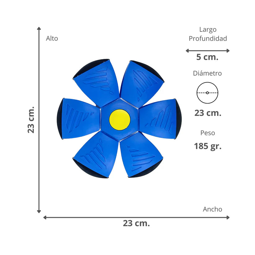 ⭐ Pelota Plana Flat Ball Disco Plano Led