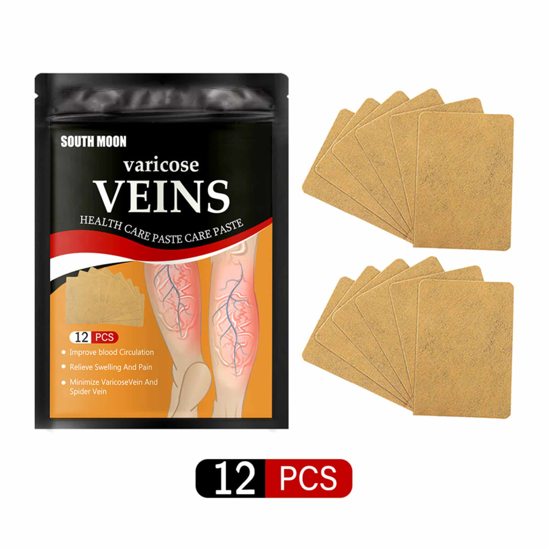 Parches Para Varices 12 Pcs