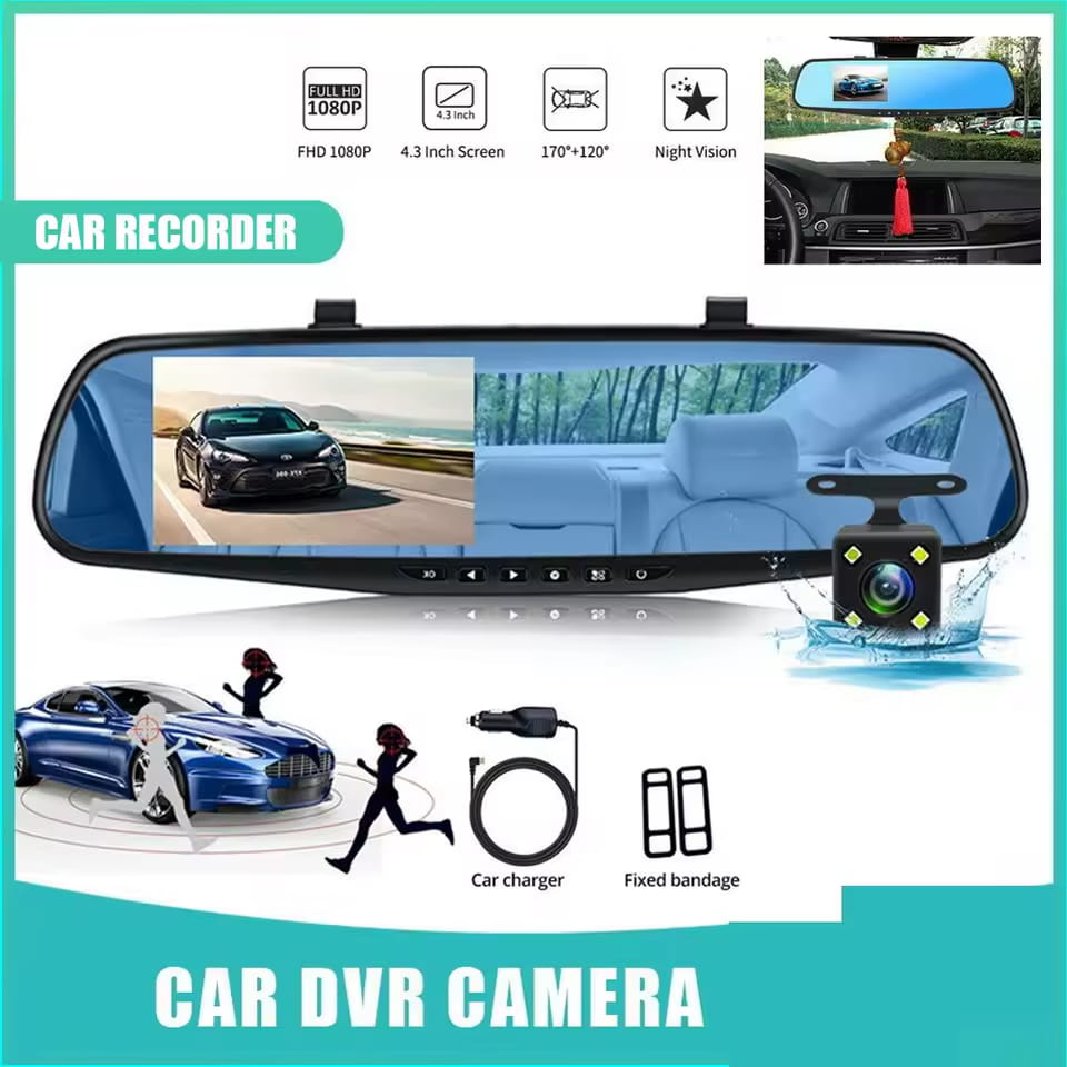 Espejo Retrovisor Con Camara Frontal + C