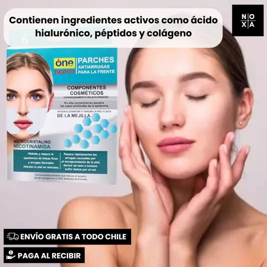 Parche Antiarrugas Gel Mejilla 6 Parches + ¡OFERTA EXCLUSIVA! ENVÍO GRATIS 🎁