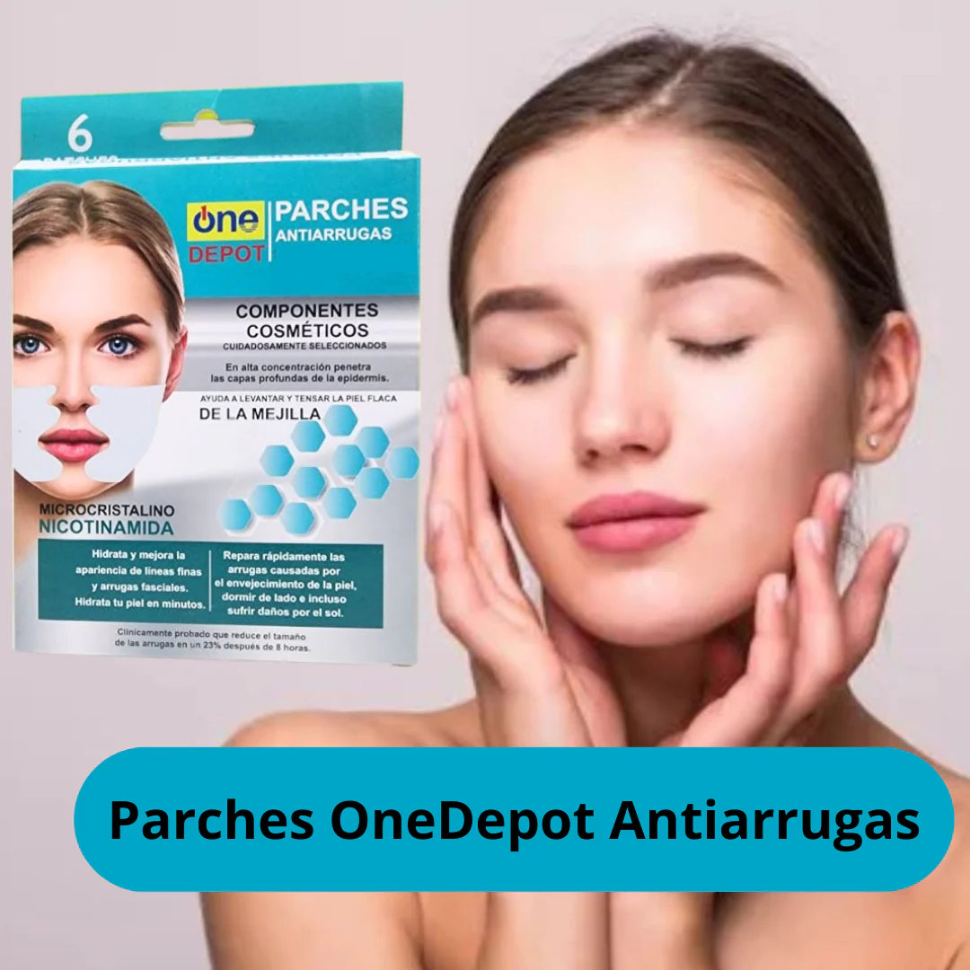 Parche Antiarrugas Gel Mejilla 6 Parches + ¡OFERTA EXCLUSIVA! ENVÍO GRATIS 🎁