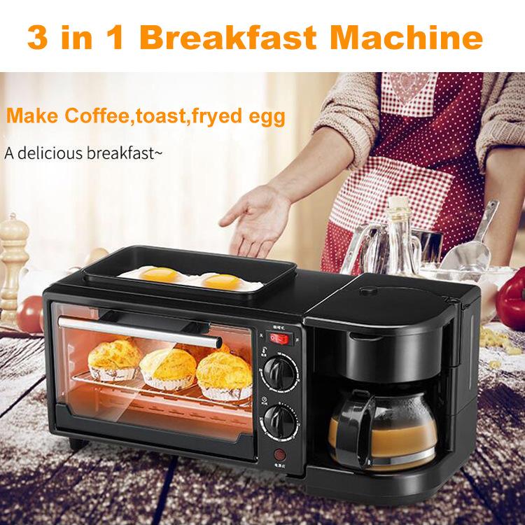 ¡Cocina, fríe y disfruta de tu café con el Horno Eléctrico 3 en 1! 🍳☕ ¡Envío GRATIS! 🚚