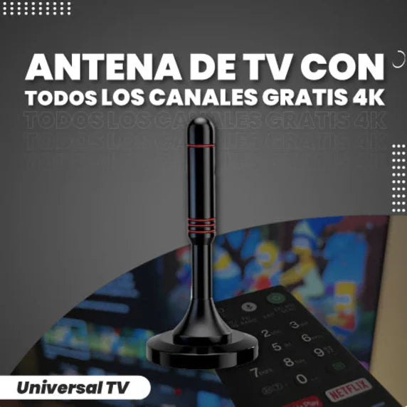 ¡Disfruta de TV HD en 4K sin Interrupciones! Antena HDTV 📡 + ENVÍO GRATIS 🚚